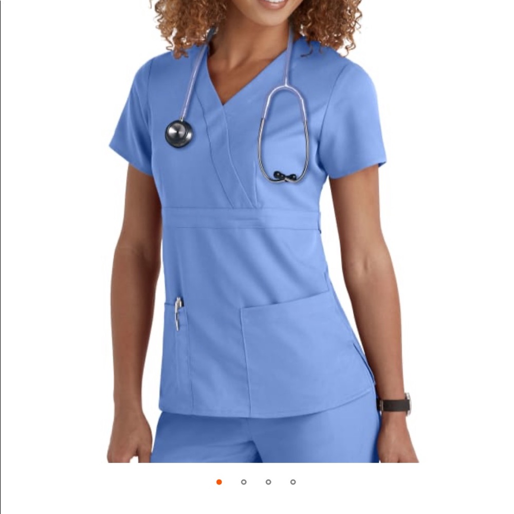 Grey’s Anatomy Mock Wrap Scrub Top